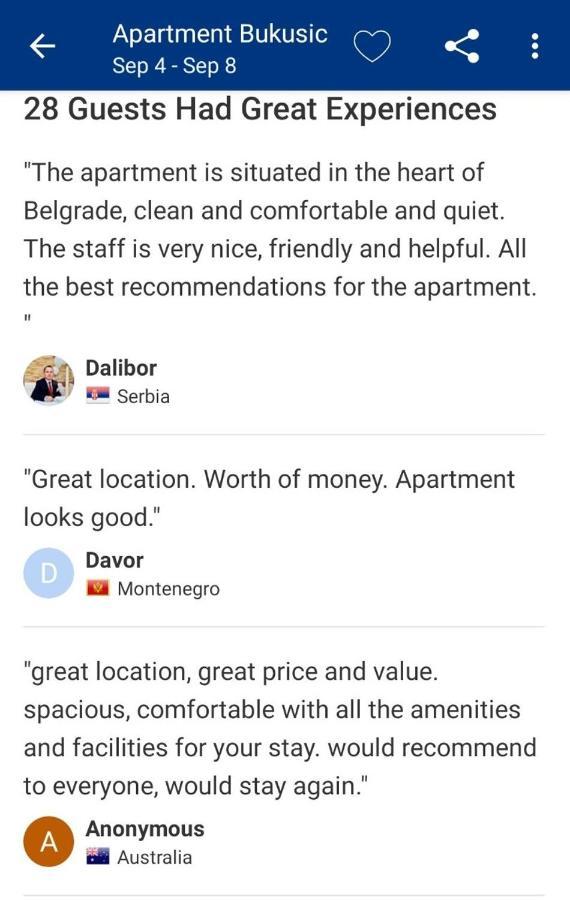 Apartman Tara Apartment Beograd Bagian luar foto